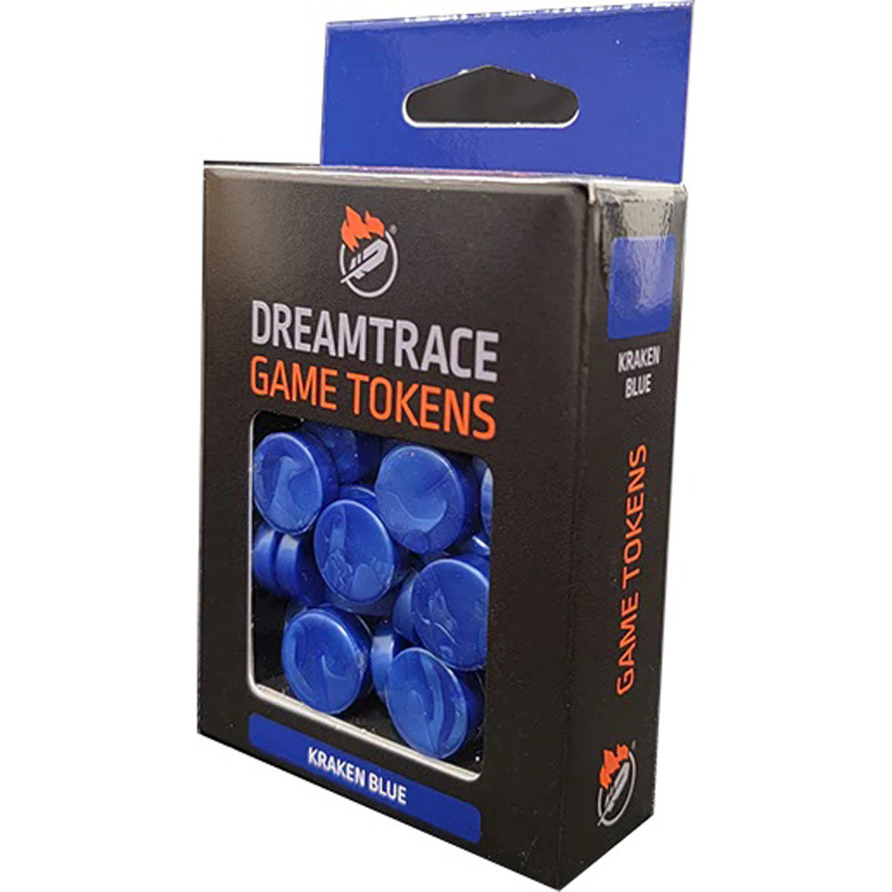 Dreamtrace Game Tokens: Kraken Blue