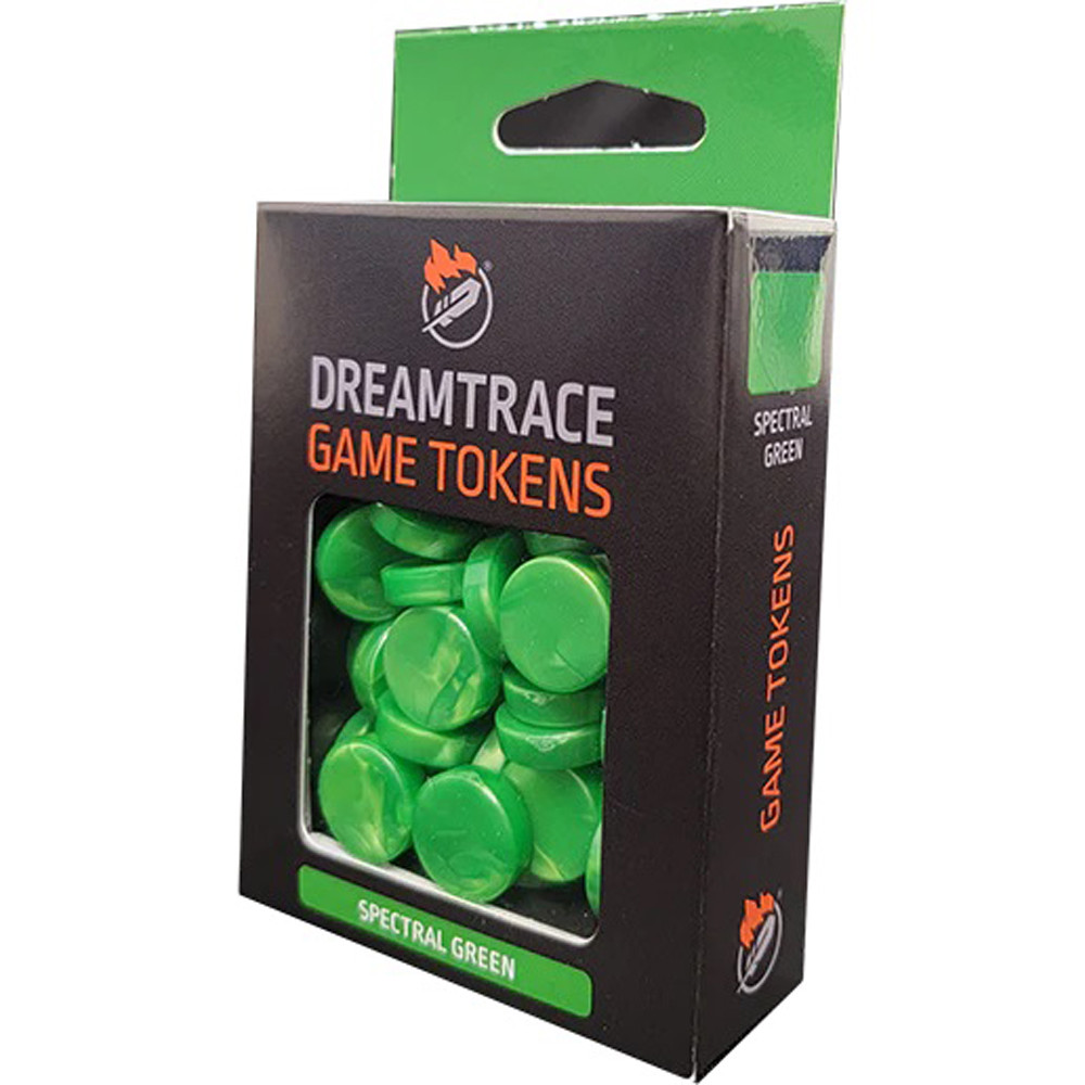 Dreamtrace Game Tokens: Spectral Green