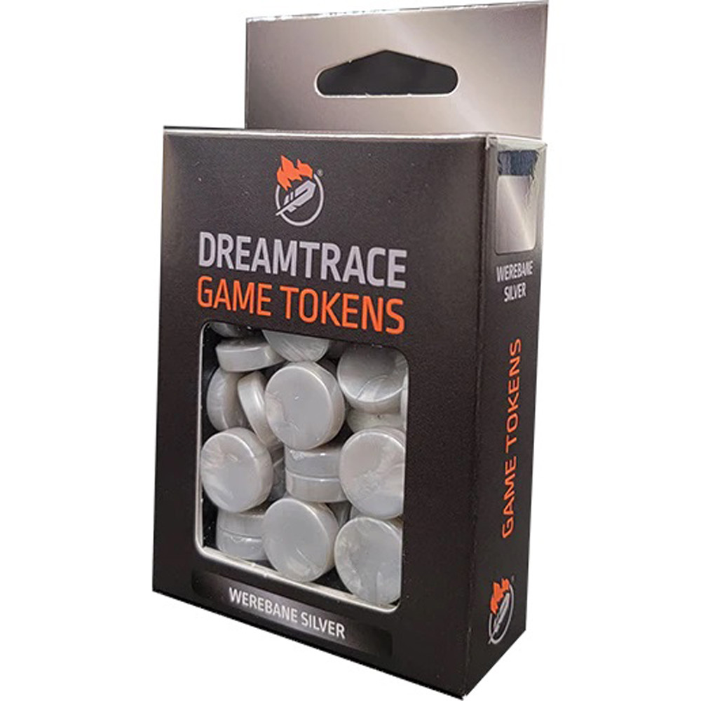 Dreamtrace Game Tokens: Werebane Silver