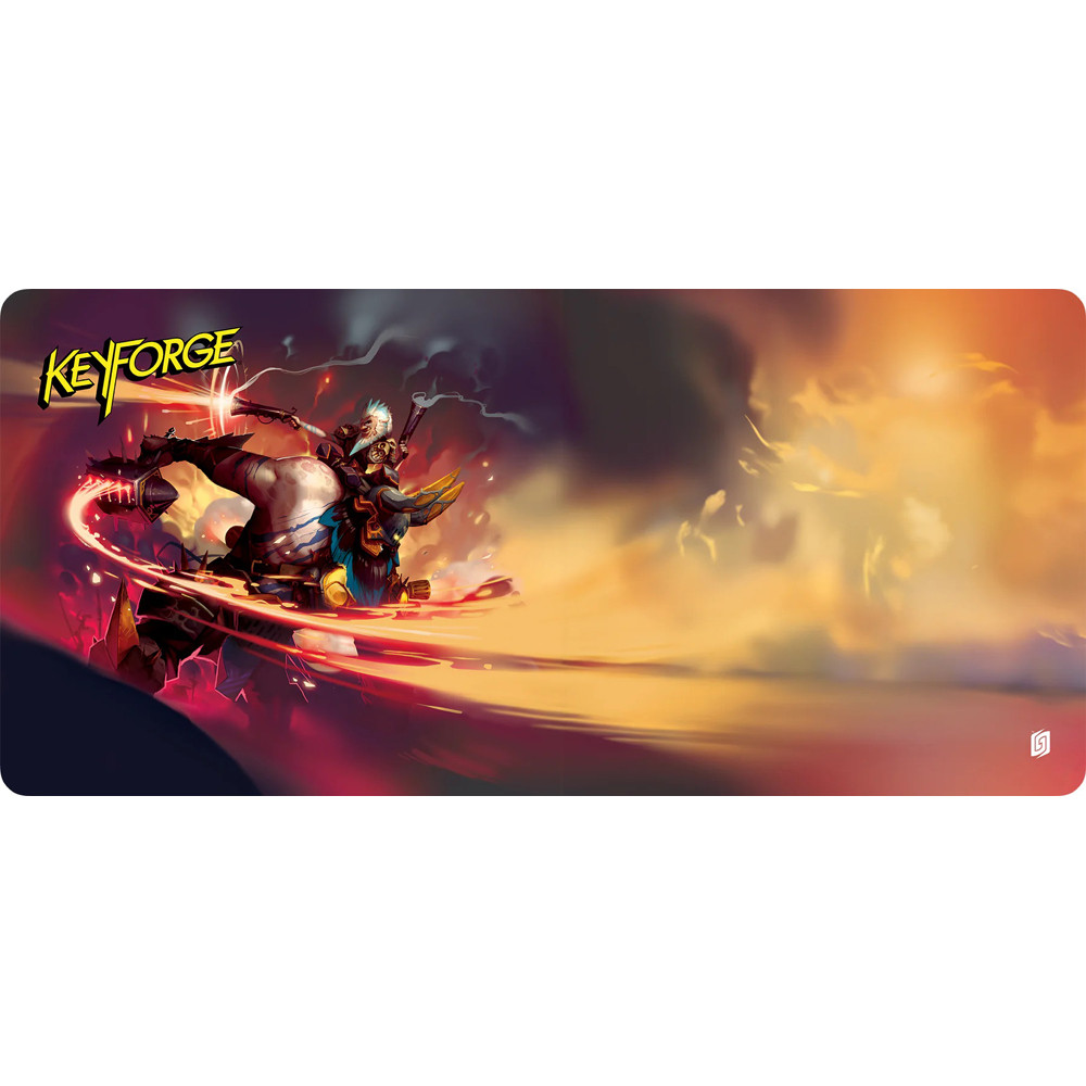 KeyForge Extra-Wide Playmat: Brobnar - Brunx & Bongle