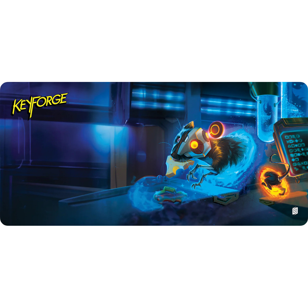 KeyForge Extra-Wide Playmat: Logos - Quantum Mouse