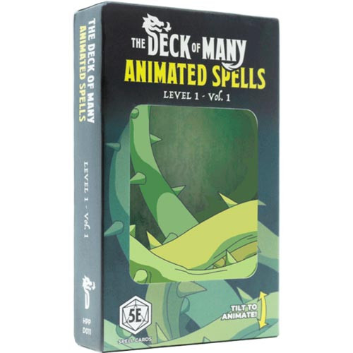 The Deck of Many Animated Spells: Level 1 Vol 1 (D&D 5E Compatible)