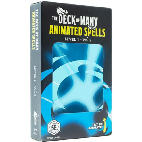 The Deck of Many Animated Spells: Level 1 Vol 2 (D&D 5E Compatible)