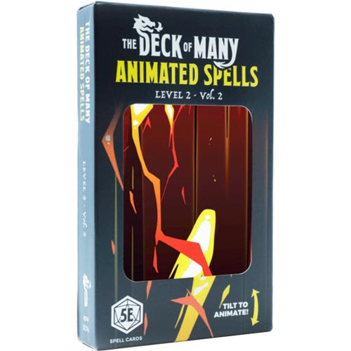 The Deck of Many Animated Spells: Level 2 Vol 2 (D&D 5E Compatible)