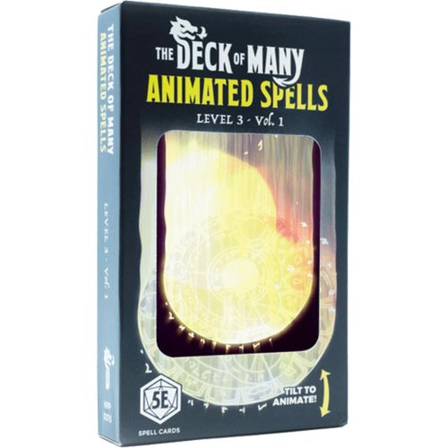 The Deck of Many Animated Spells: Level 3 Vol 1 (D&D 5E Compatible)