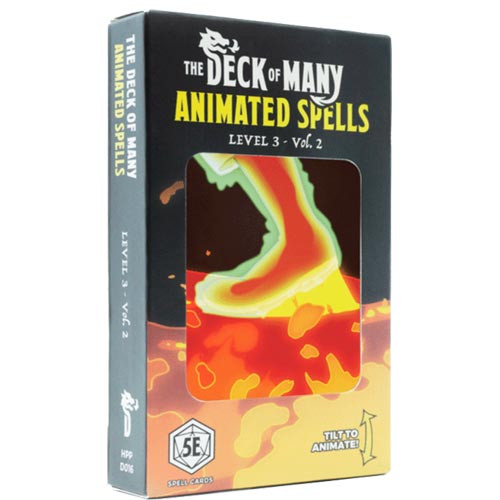 The Deck of Many Animated Spells: Level 3 Vol 2 (D&D 5E Compatible)