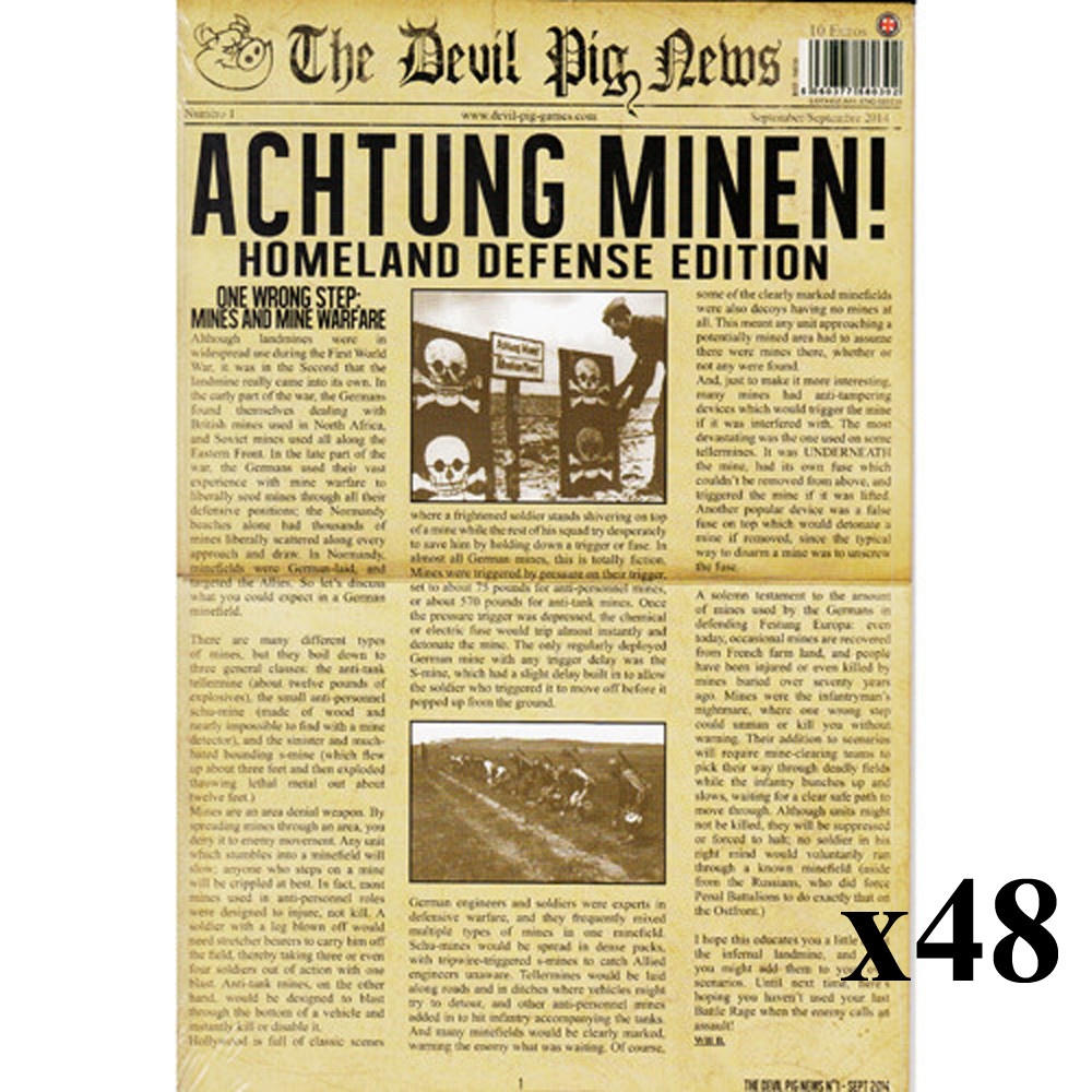 Heroes of Normandie: Gazette #1 - Achtung Minen CASE (48)