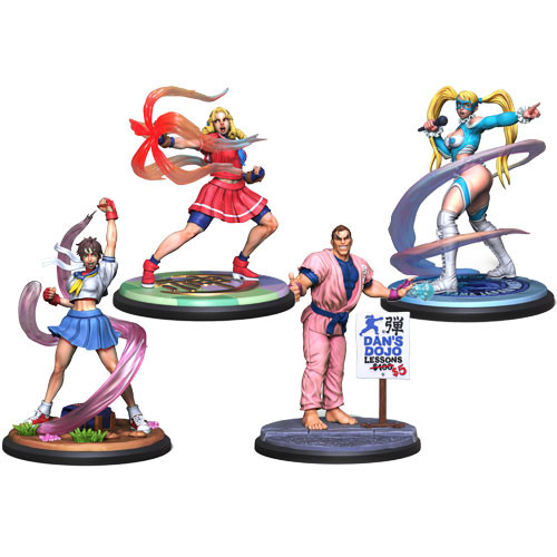 Street Fighter Miniatures Game: Character Pack 1 - Alpha