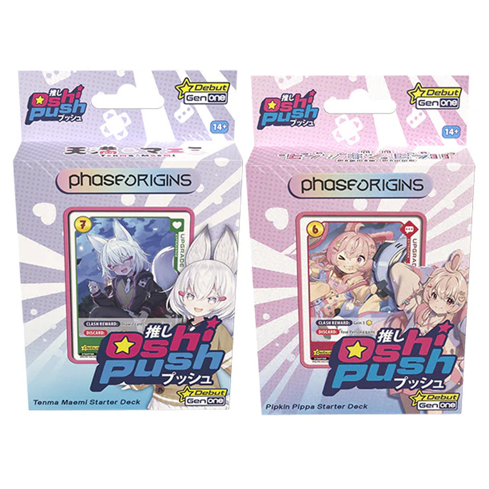 Oshi Push TCG: Gen One Phase Origins - Starter Deck Set of 2 (Preorder)