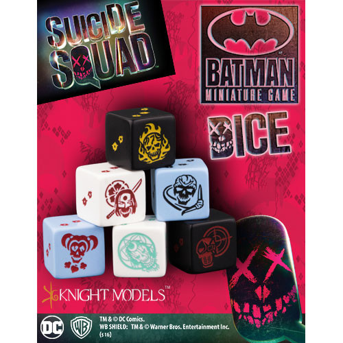 Batman Miniatures Game: Suicide Squad Dice Set (6)