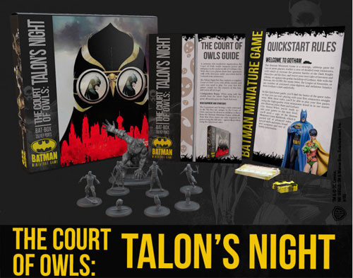 Batman Miniatures Game: Court of Owls - Talon's Night Bat-Box (5)