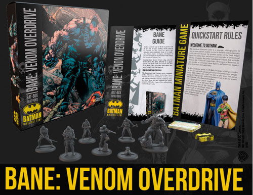 Batman Miniatures Game: Bane - Venom Overdrive Bat-Box (6)