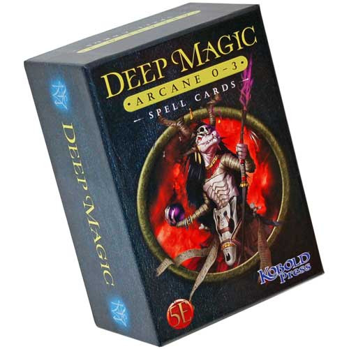 Deep Magic Spell Cards: Arcane 0-3 (D&D 5E Compatible)