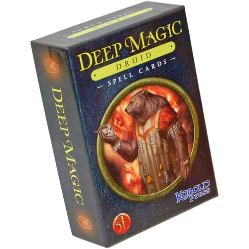 Deep Magic Spell Cards: Druid 0-9 (D&D 5E Compatible)