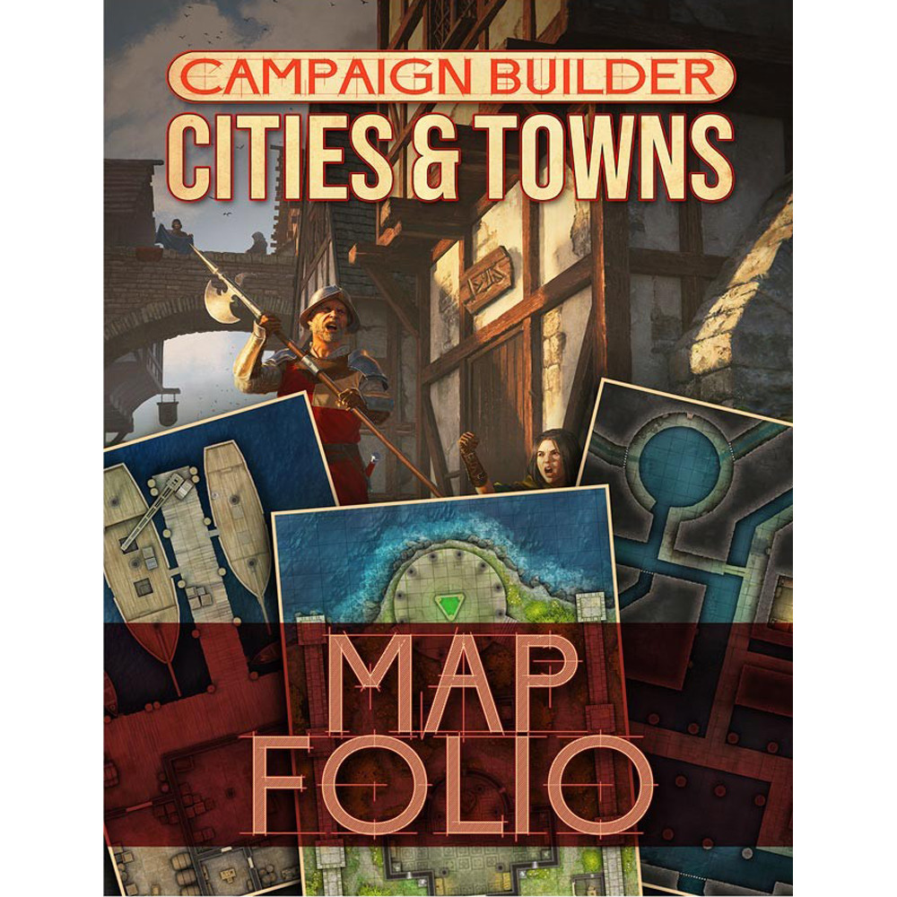 Campaign Builder: Cities & Towns Map Folio (D&D 5E Compatible)