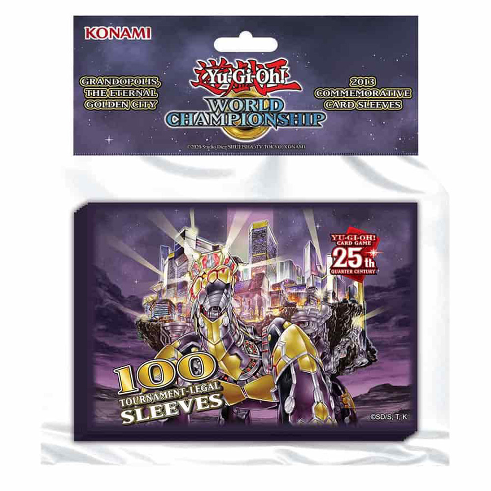 Yu-Gi-Oh Sleeves: 2013 - Grandopolis, The Eternal Golden City (100) |  Accessories | Miniature Market