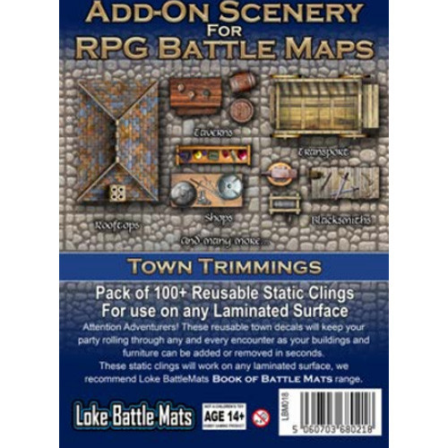 Add-on Scenery for Battle Maps: Trimmings