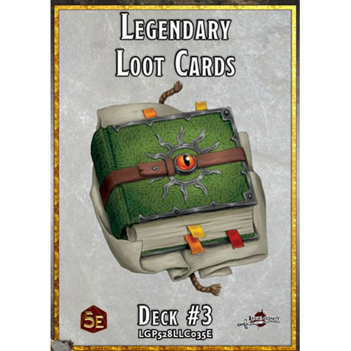 Legendary Loot Cards: Deck #3 (D&D 5E Compatible)