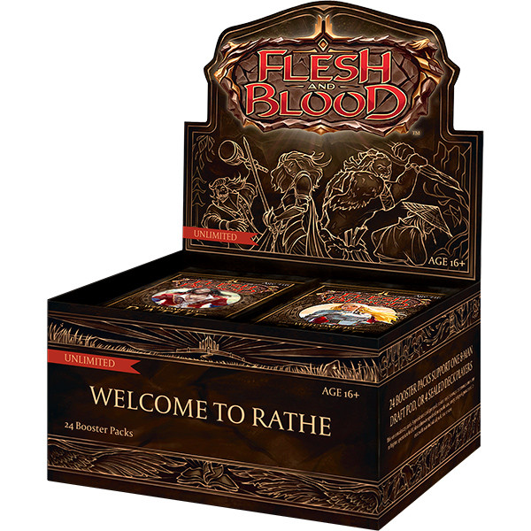 Flesh Blood Tcg Welcome To Rathe Unlimited Ed Booster Box 24 Board Games Miniature Market