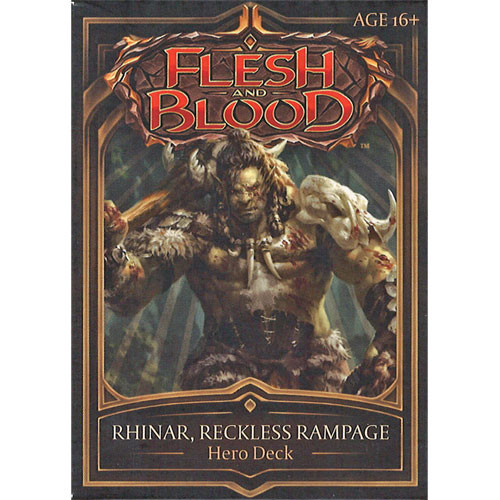 Flesh Blood Tcg Welcome To Rathe Hero Deck Rhinar Board Games Miniature Market