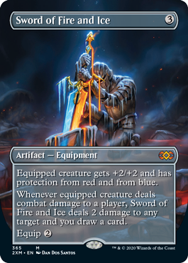 Magic The Gathering Sword Of Fire And Ice Double Masters Box Topper Magic The Gathering Miniature Market