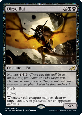 Magic The Gathering Dirge Bat Ikoria Lair Of Behemoths Magic