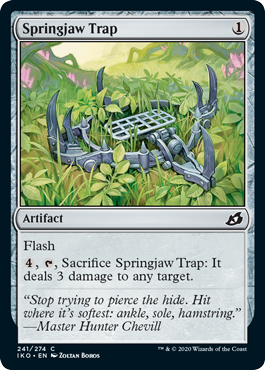 Magic The Gathering Springjaw Trap Ikoria Lair Of Behemoths