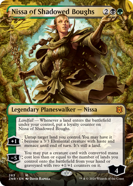 Magic The Gathering Nissa Of Shadowed Boughs Zendikar Rising Colle Magic The Gathering Miniature Market