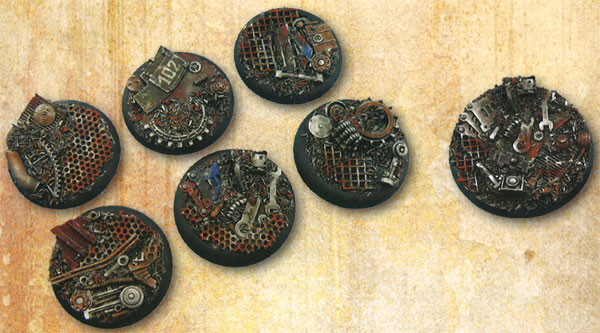 2 WRound 40mm Chaos Bases - *MicroArtStudio*
