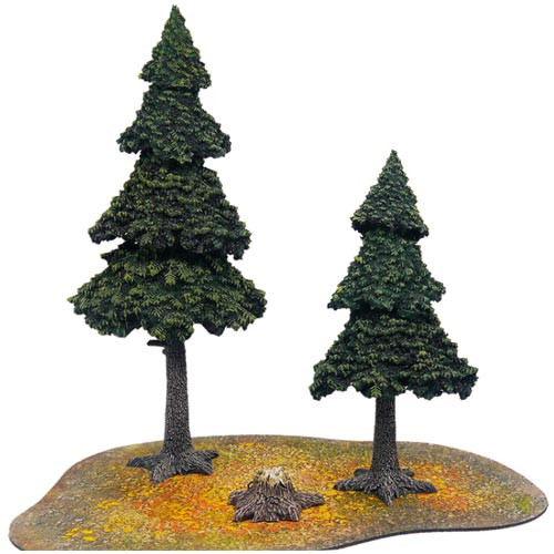 Monster Painted Scenery: Evergreen Pines