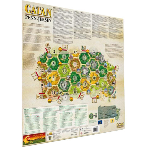 Catan Geographies: U.S.A. - Pennsylvania and New Jersey Expansion