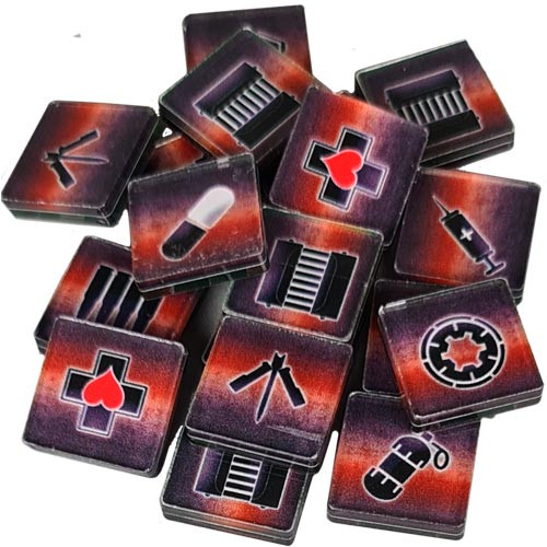 Deadzone 3E: Acrylic Item Counters