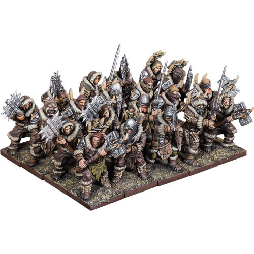 Kings of War 3E Northern Alliance Clansmen Regiment Two-Handed Weapons