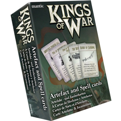 Kings of War 3E: Spell & Artefact Cards
