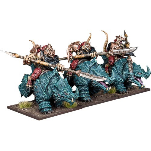 Kings of War 3E: Salamander - Rhinosaur Cavalry Regiment