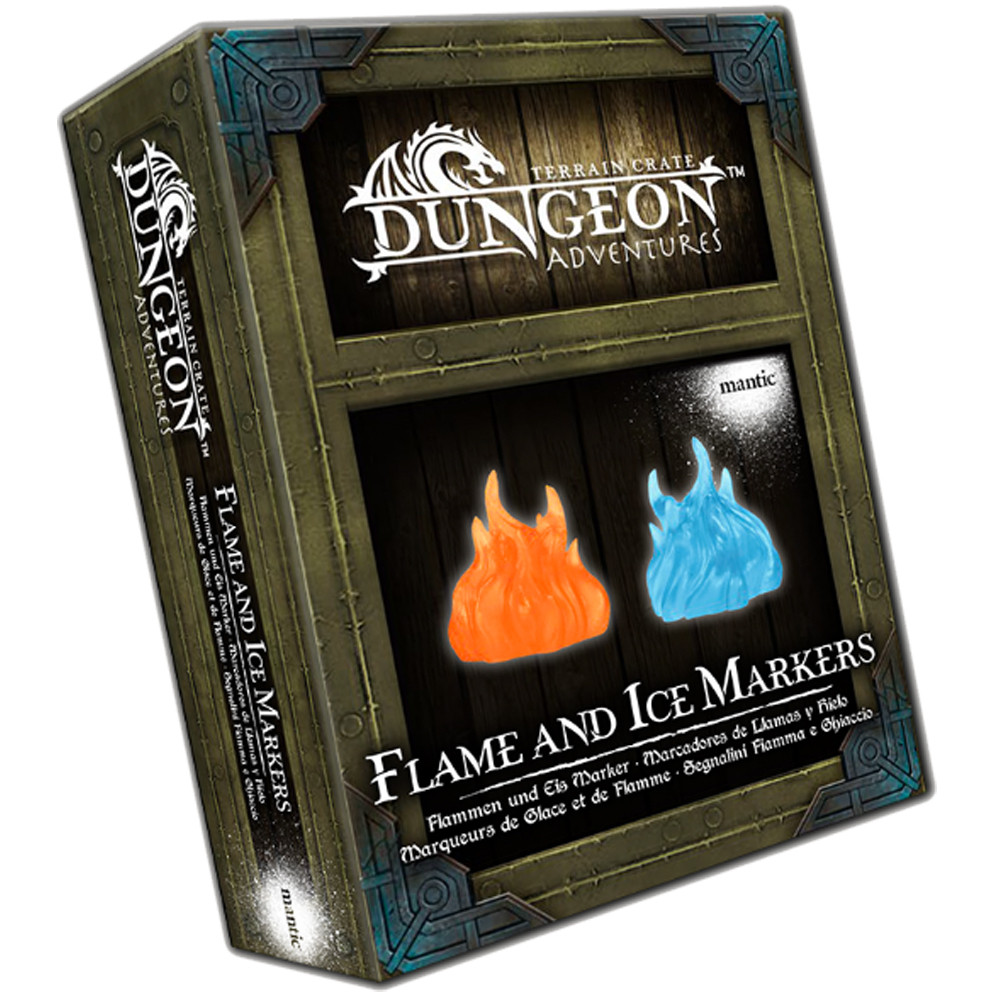 Terrain Crate: Dungeon Adventures - Flame & Ice Markers
