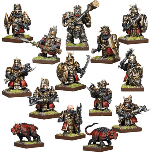 Kings of War Vanguard: Abyssal Dwarf - Warband Set