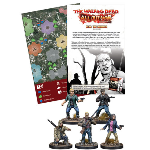 The Walking Dead All Out War Fear The Hunters Expansion Table Top Miniatures Miniature Market