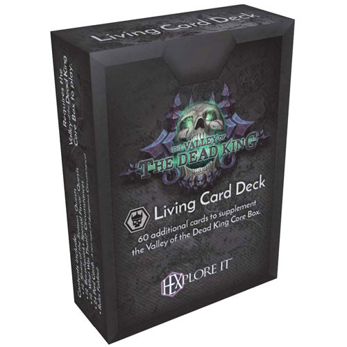 HEXplore It: The Valley of the Dead King - Living Card Deck