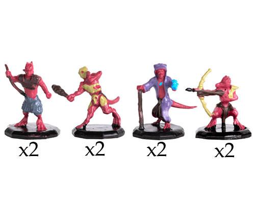 Monster Adventure Minis: Painted - Kobolds (8)