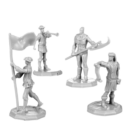 Monster Townsfolk Minis: Unpainted - Authority Collection (8)