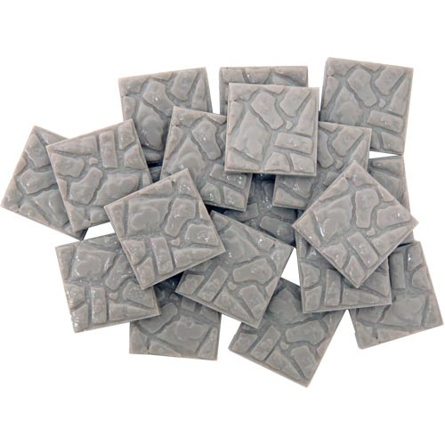 Monster Adventure Terrain: Unpainted - Cobblestone Tiles (50)