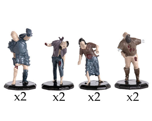 Monster Adventure Minis: Painted - Zombies (8)