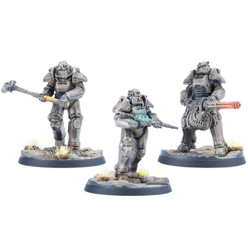 Fallout Wasteland Warfare Unaligned T 45 Power Armour Table Top Miniatures Miniature Market