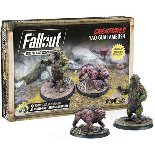 Fallout: Wasteland Warfare - Creatures - Yao Guai Ambush