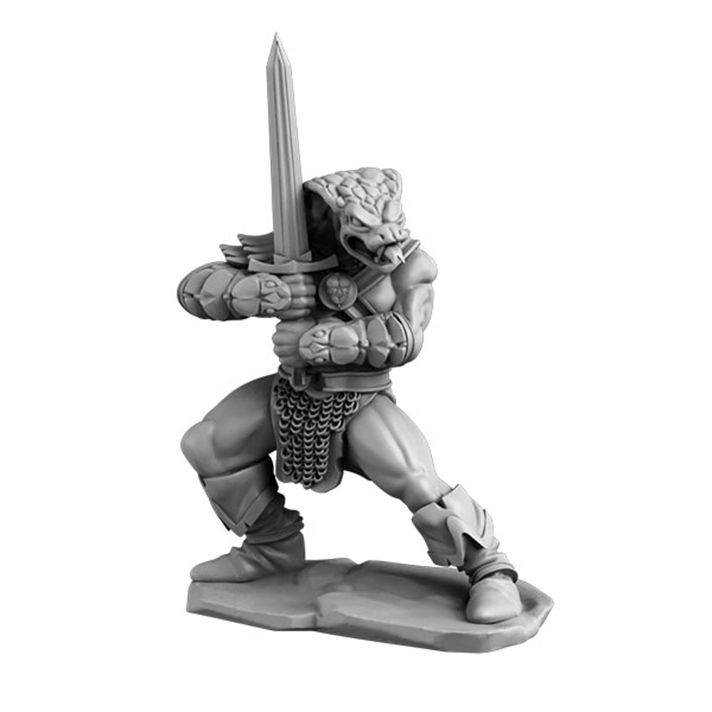 Next Level Miniatures: Serpentfolk Barbarian