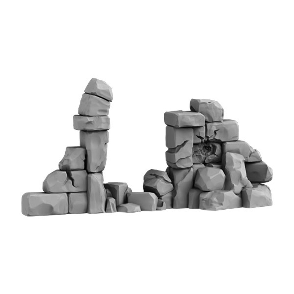 Next Level Miniatures: Ruined Wall (A)