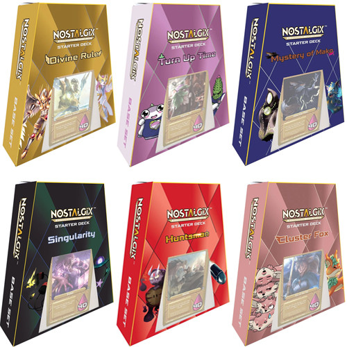 Nostalgix TCG: Base Set 1E - Starter Deck Set (6)