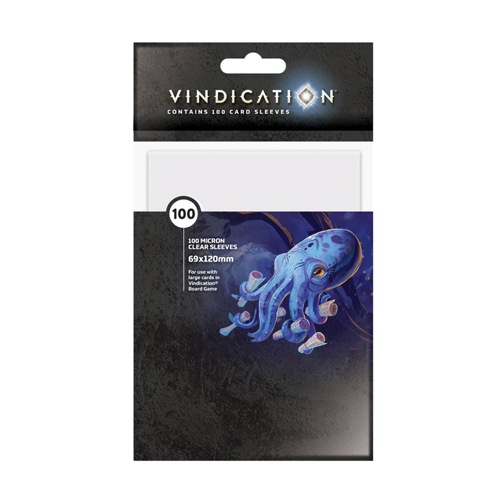 Vindication: Sleeves (69mm x 120mm) (Preorder)