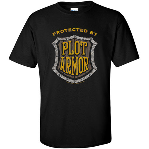 OffWorld Designs T-Shirt: Plot Armor (Large)